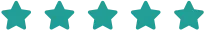 Five teal stars