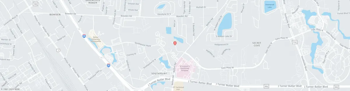 Location Map: 6869 Belfort Oaks Place Jacksonville, FL 32216